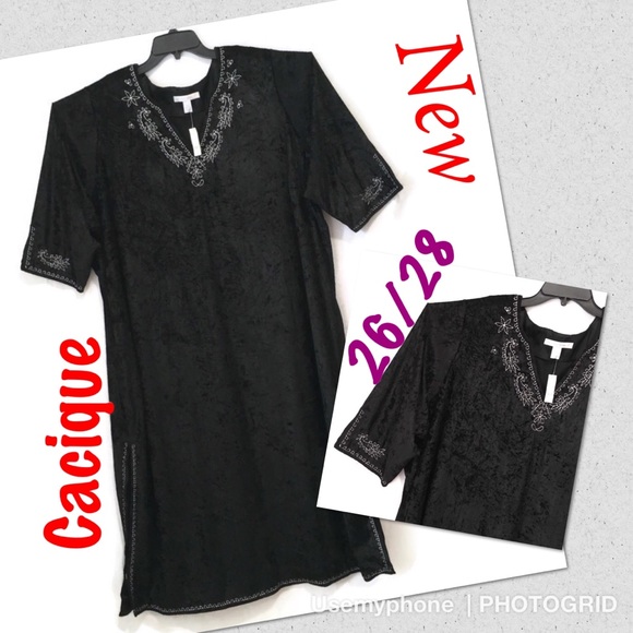 Cacique Other - New cacique sexy sensual Velvet gown Plus Sz 26/28. H